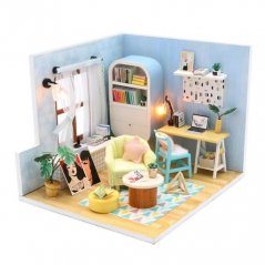 Két gyerek miniatűr ház Hangulatos búvóhely Cink-Cink