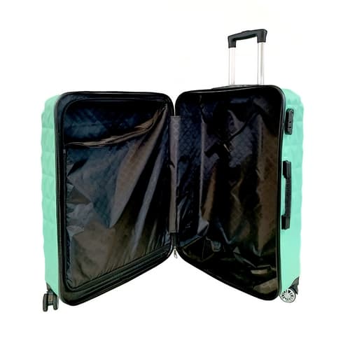 Bavy Cestovní kufr skořepinový 28" Diamond Light green