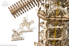 Ugears 3D dřevěné mechanické puzzle Větrný mlýn