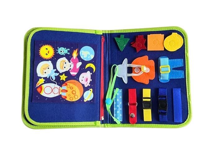 2Kids Toys Senzorická busy kniha Dinosauři 4