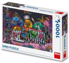 Puzzle Dino MONSTERS ON THE TRIP 1000