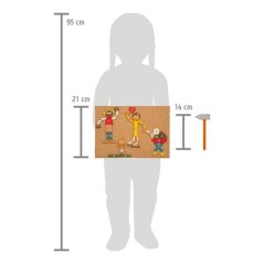 Jeu de martelage des petits pieds Famille