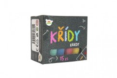 Kolorowe kredy chodnikowe 15szt