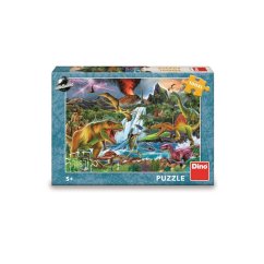 Dinosaurí boj 100 XL puzzle