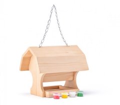 Woody BIRD FEED, 4 culori și perie