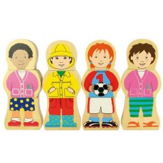 Bigjigs Toys Puzzle di legno delle nazionalità