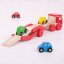 Bigjigs Toys Camion en bois avec voitures