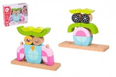 Bagoly fa puzzle 19db dobozban 23x19x6,5cm 18m+