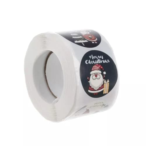 Sada 500 vánočních samolepek na dárky