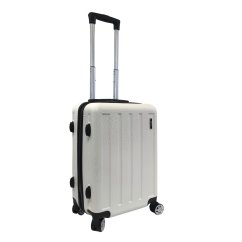 Bavy Cestovní kufr skořepinový 20" Stripes White