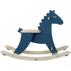 Vilac Cavallo a dondolo in legno blu