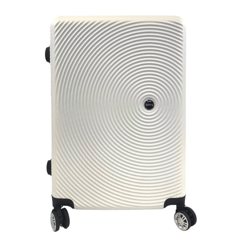Bavy Cestovní kufr skořepinový 24" Circle White