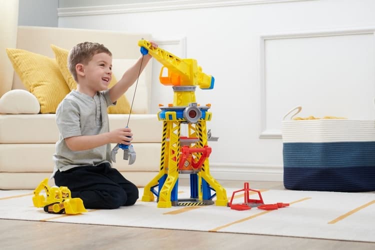 Interaktivní  Jeřáb  Rubble  &  Crew se zvuky  60 cm