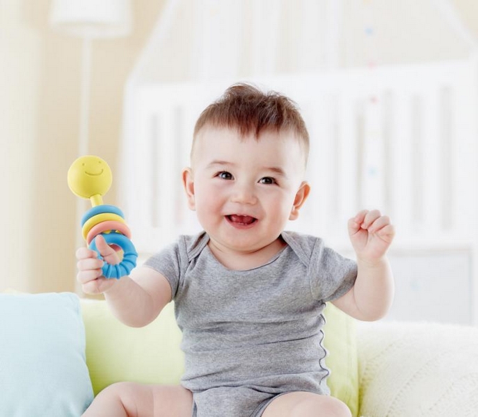 Hape ECO BABY - Kousátko s kroužky