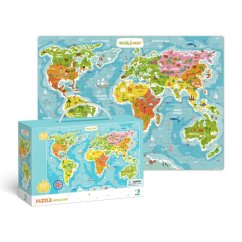 TM Toys Dodo Puzzle Carte du Monde 100 pièces