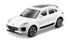 Bburago - STREET FIRE, Kamion s návěsem Multicar Carrier Scania 770S + Porsche Macan, 1:43