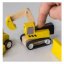 Autíčka pro stavbu silnic: buldozer, válec, bagr - PlanToys