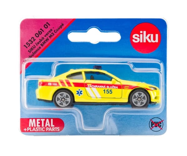 SIKU česká verze - Ambulance BMW M3 Coupé