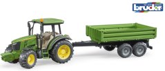 Bruder 2108 John Deere 5115 M tractor cu roți gri