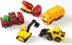 SIKU Super 6283 - Sada aut - pracovní auta 5 ks