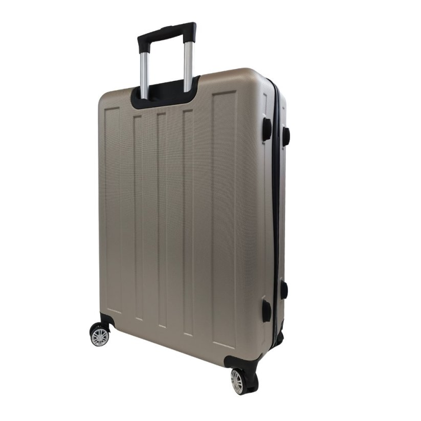 Bavy Cestovní kufr skořepinový 28" Stripes Gold beige
