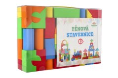 Stavebnice pěnová 81ks 32x21,5x7,5cm