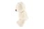 Ursul ședinței de pluș 35cm alb