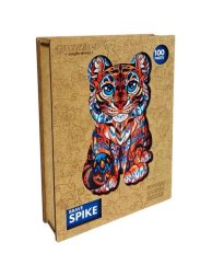 Drevené farebné puzzle - Brave Spike