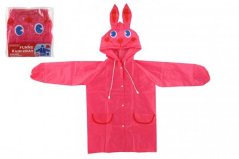 Płaszcz przeciwdeszczowy dla królika rozmiar 110-120cm różowy