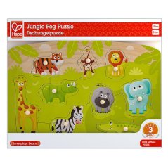 Puzzle na desce - Džungle