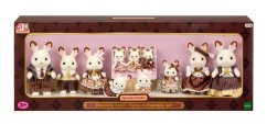 Sylvanian Families Velká rodina chocolate králíčků, sada ke 40. výročí