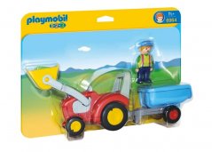 Playmobil: Traktor s prívesom