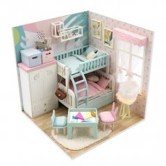 Gyermek miniatűr ház Hangulatos gyermekszoba