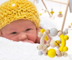 Grzechotka motoryczna Hess żółta