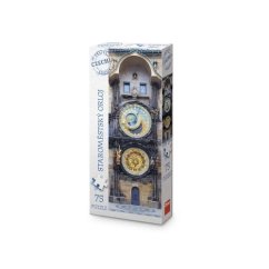 Zegar astronomiczny na Starym Mieście – 75-elementowe puzzle panoramiczne