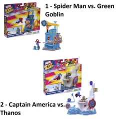 MARVEL AVENGERS STUNT FIGURE AND FEATURE hrací set
