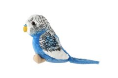 Angyal gyapjas plüss 13cm kék