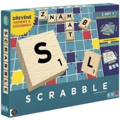 Scrabble Ediție din lemn CZ