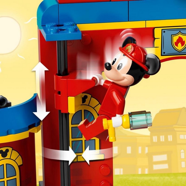 LEGO Disney 10776 Remiza strażacka oraz samochód Miki i przyjaciele