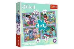 Lilo&Stitch 4in1 őrült nap puzzle dobozban 28x28x6cm