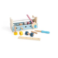 Bigjigs Toys Boîte à outils 2 en 1
