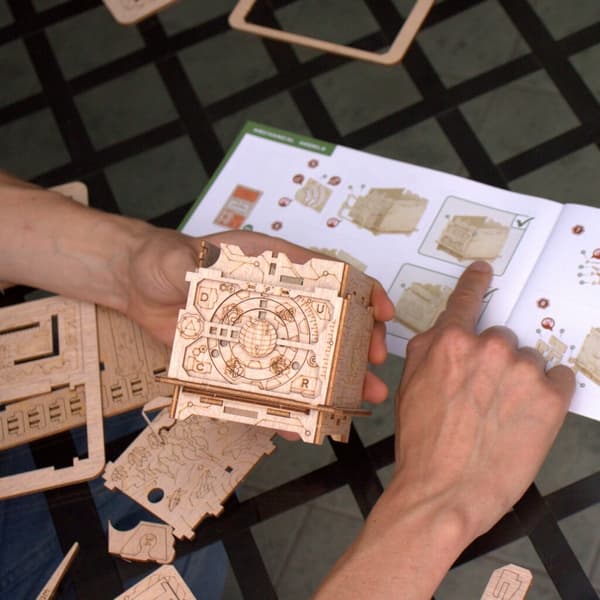 EscapeWelt 3D Puzzle mécanique en bois Boîte orbitale