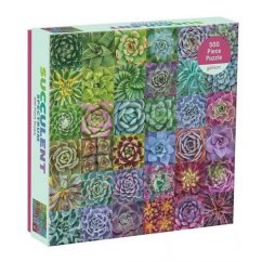 Galison Puzzle Succulentes colorées 500 pièces