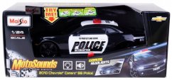 Maisto - 2010 Chevrolet Camaro SS, rendőrségi, fény- és hangjelzéssel, 1:24
