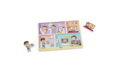 Dřevěná vkládačka zvuková činnosti