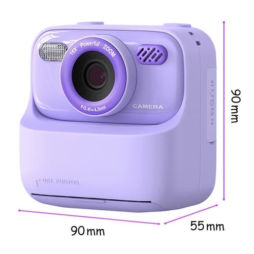 Fialový foťák s termotiskem + 32GB karta zdarma