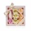 Jabón flor de rosa 9x4g en caja de regalo