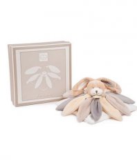 Set regalo Doudou - coniglio di peluche marrone 28 cm