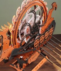 RoboTime 3D drevená skladačka Vikingská dračia loď