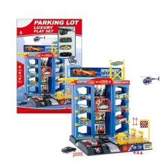 Garage à deux étages avec accessoires